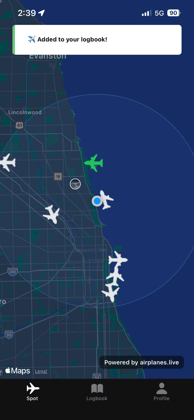 TailLog app screenshot